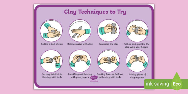 clay modelling techniques for children