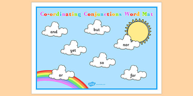 Coordinating Conjunctions And Connectives Vocabulary Mat Esl Grammar