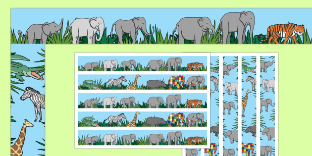 Display Borders to Support Teaching on Elmer