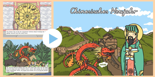 Chinesisches Neujahr Powerpoint Chinese New Year China Calendar