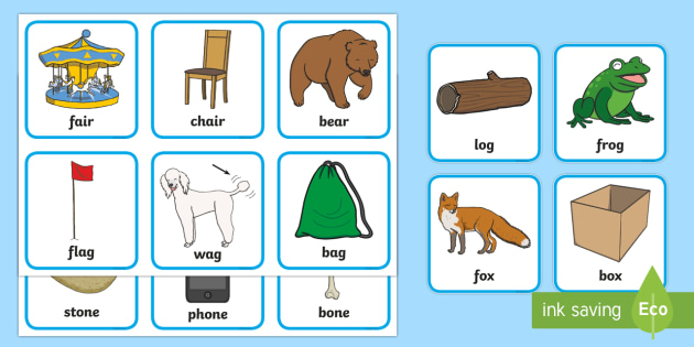Rhyming Pairs Picture Cards | KS1 Resources (teacher made)