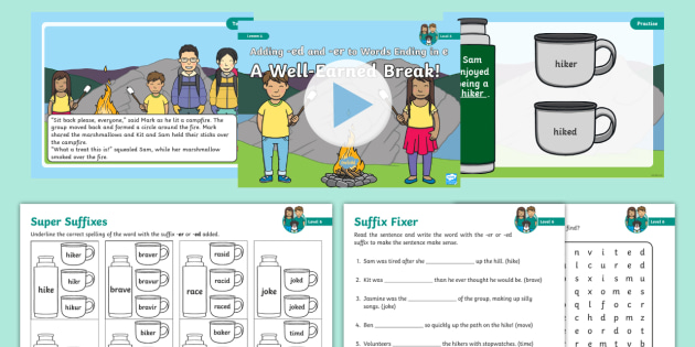 adding-ed-and-er-to-words-ending-in-e-lesson-pack-level-6-week-12