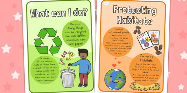 Protecting Habitats Posters - Protect, Natura, Habitat