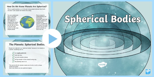 Ks2 Spherical Bodies Powerpoint Planets Solar System