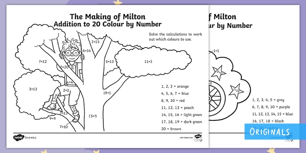 The Making Of Milton Addition To 20 Colour By Number