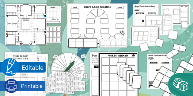 Make Your Own Board Game  Board games, Board games diy, Board