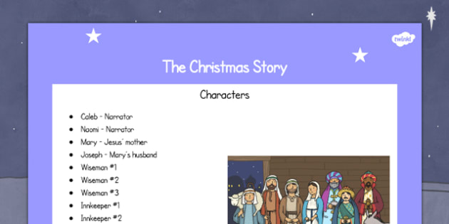 The Christmas Story Play - Nativity Script EYFS/KS1