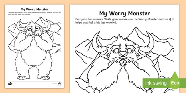 my-worry-monster-worksheet-primary-resources