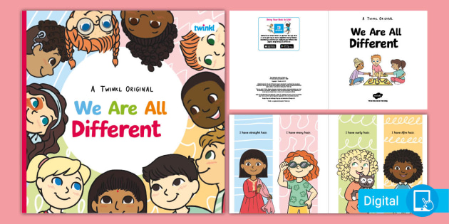 We Are All Different eBook (teacher made)