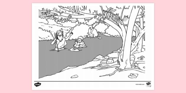 FREE! - John the Baptist Colouring | Printable Colouring Sheets