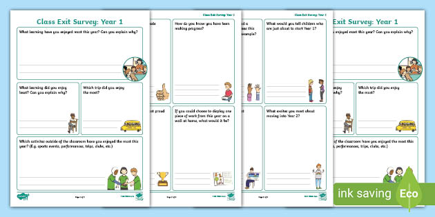 Pupil Voice Year 1 Class Exit Survey - PSHE and Citizenship