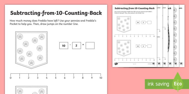 Subtracting From Counting Back Worksheet Worksheets Subtracting From Counting Back Worksheet Worksheets Subtracting From Counting Back Worksheet