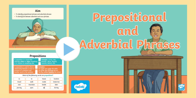 Prepositional And Adverbial Phrases PowerPoint Presentation