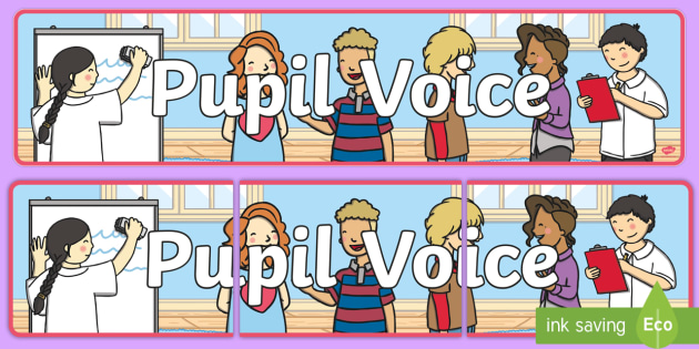 pupil-voice-display-banner-teacher-made