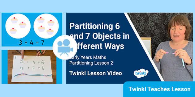 👉 Early Years (Ages 3-5) Maths: Partitioning Video Lesson 2