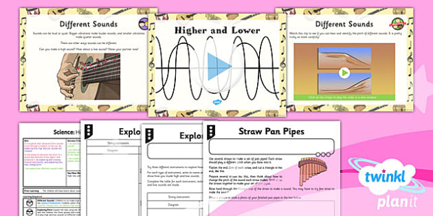 science sound higher and lower year 4 lesson pack 3