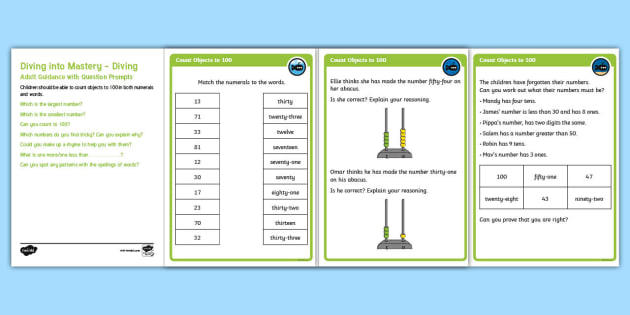 White Rose Maths Compatible Year 2 Count Objects To 100