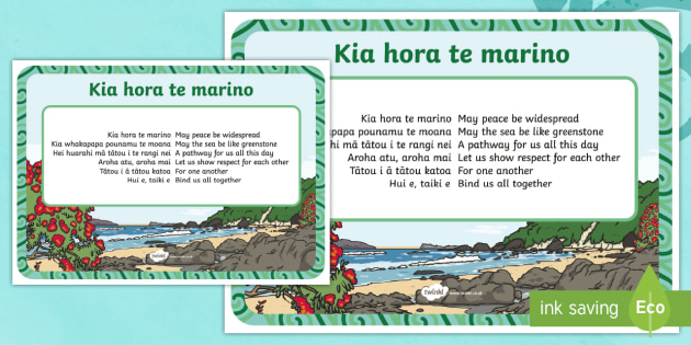 Simple Karakia Display Poster | Te Reo Māori | Twinkl