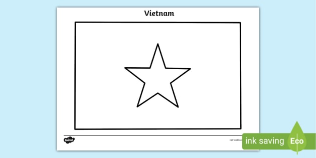 FREE! - Vietnam Flag Colouring Page (teacher made)