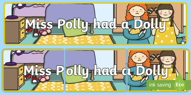 Free Miss Polly Display Banner Teacher Made