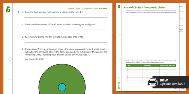 How do u find deals an area of a circle