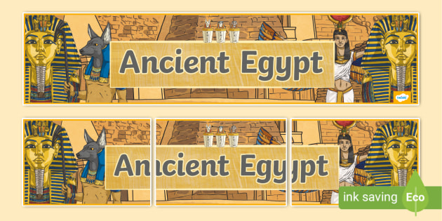 Ancient Egypt Display Banner (Teacher-Made)