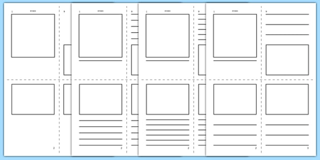 free picture book template for word