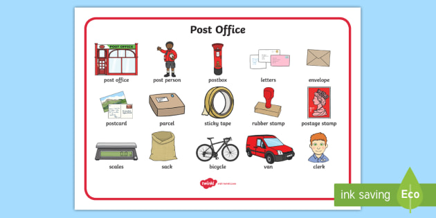 Introducir 45+ imagen post office vocabulary