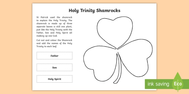 Shamrock Craft | Holy Trinity Craft Ideas | Primary Resource