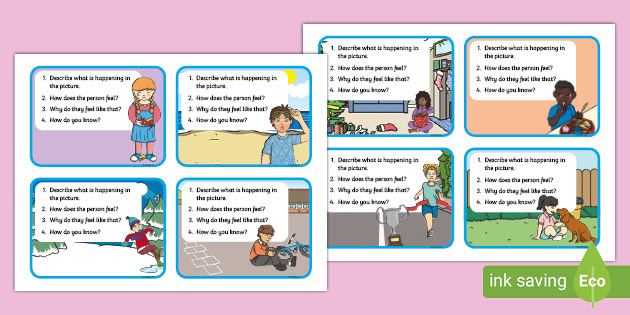 Inference Picture Cards - Grade 1 Canada Curriculum