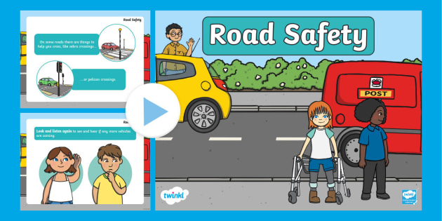 FREE! - Crossing the Road PowerPoint (Teacher-Made) - Twinkl