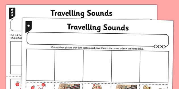 Travelling Sounds Worksheet | Teaching Resources
