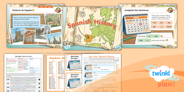 planit year 5 spanish lesson spanish history