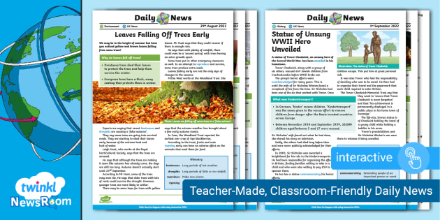 Teaching News Stories | twinkl.co.uk