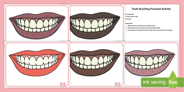 Teeth Brushing Practical Activity (teacher made) - Twinkl