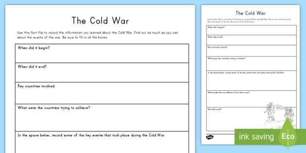 research papers on the cold war