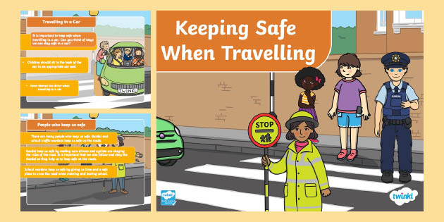 Staying Safe Around Traffic PowerPoint (Teacher-Made)