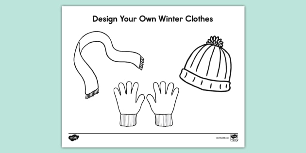 The Jacket I Wear in the Snow: Winter Drawing Activity - Pre-K Pages