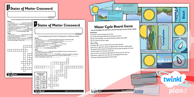 states of matter homework year 4