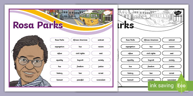 rosa parks 3 character traits