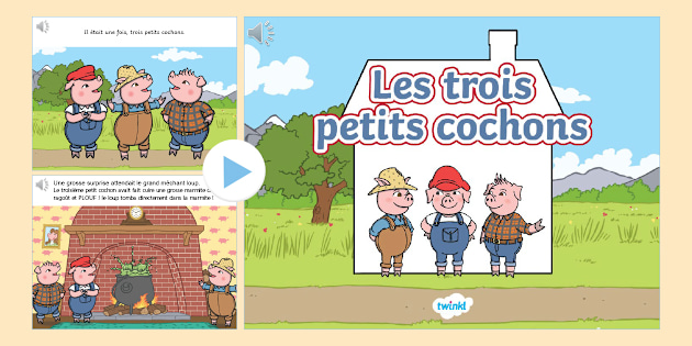 Coloriage Les Trois Petits Cochons Et Le Loup Stage De Théâtre 8 12