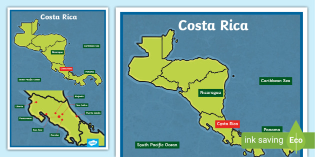 costa rican map