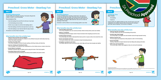 Preschool: Gross Motor- Bean Bag Fun