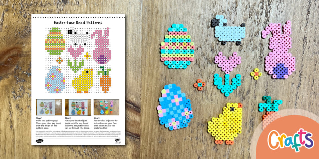 Easter Fuse Bead Patterns Easter Crafts
