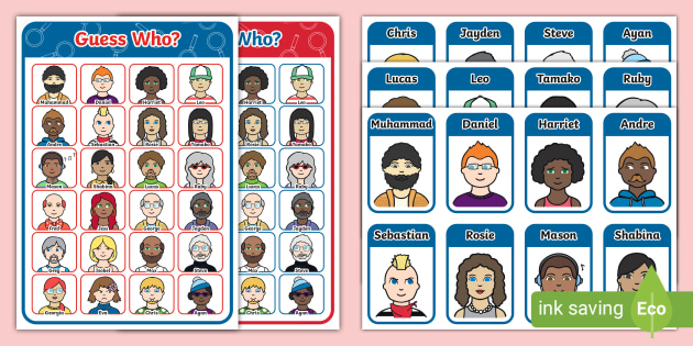 Free! - Esl Guess Who Game | Twinkl Resources | Esl | Efl | Tefl