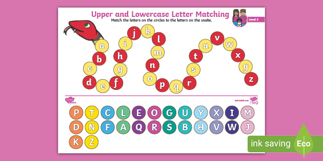 Upper and Lowercase Letter Matching - Primary Resources