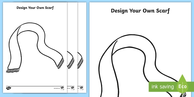 How to design on sale your own scarf