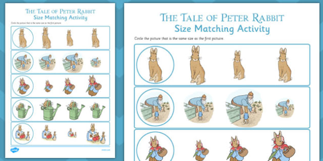 the-tale-of-peter-rabbit-size-matching-worksheets-peter-rabbit