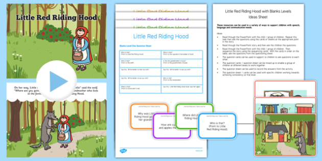 critical thinking questions for little red riding hood