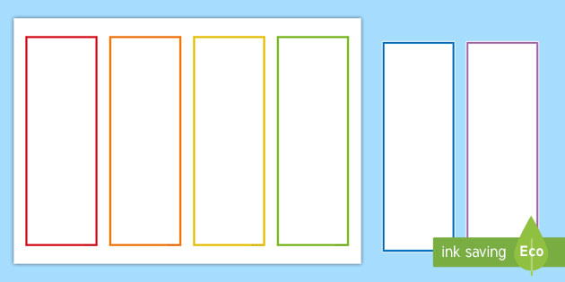 Bookmark Template 1  Bookmark template, Free printable bookmarks  templates, Free printable bookmarks